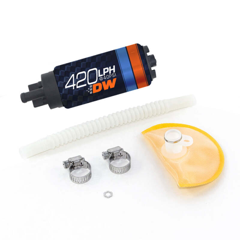 DeatschWerks DWK9-421-1019 DW420 420 LPH In-Tank Fuel Pump with Install Kit for Mazda RX-8 2004-2008