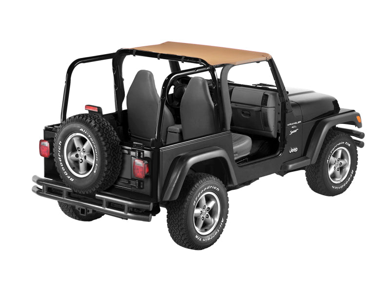 Bestop 97-02 Wrangler TJ Strapless Targa Bikini Top in Spice