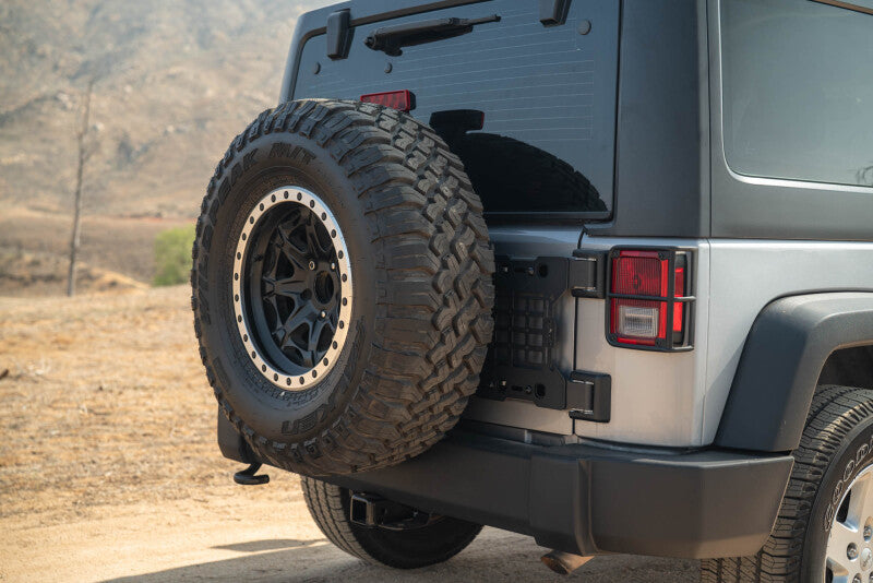 DV8 Offroad Tailgate Reinforcement MOLLE Panel for 2007-2018 Jeep Wrangler JK - dveTCJK-04