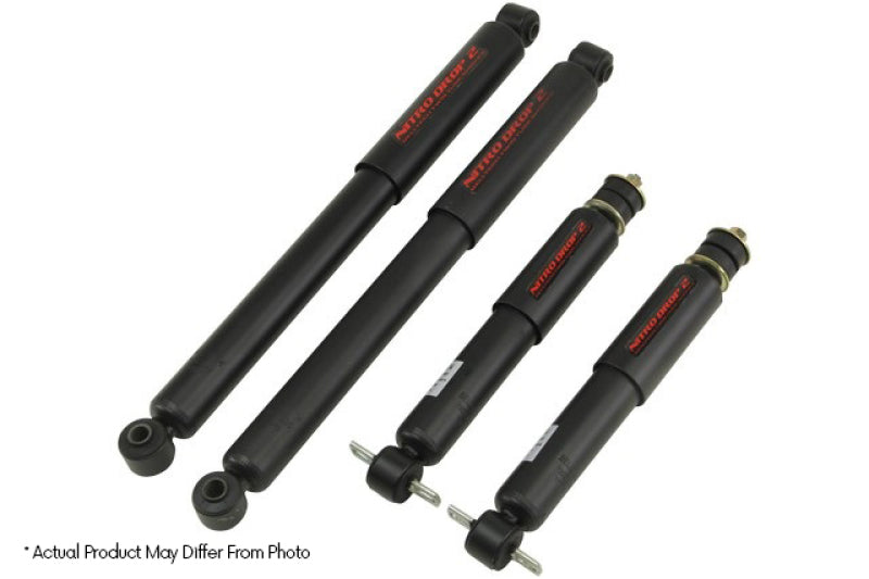 Belltech Nitro Drop 2 Shock Absorber Set for Lowered 1989-1990 Ford Ranger - Part Number BEL9127