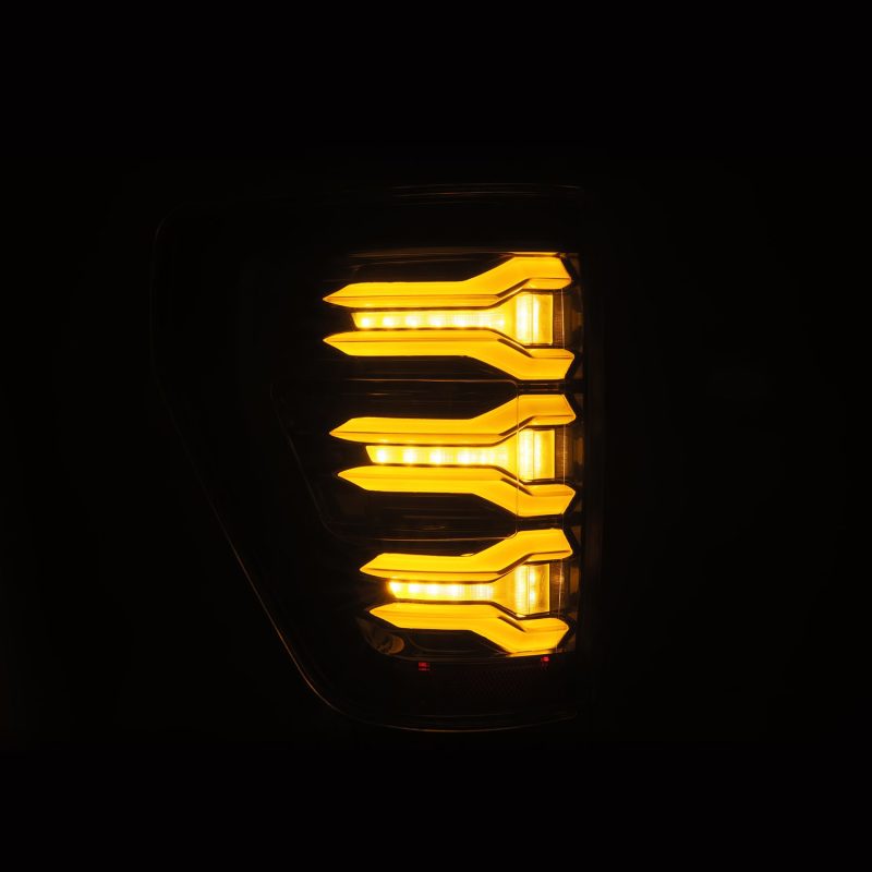 AlphaRex 21-22 Ford F150 LUXX LED Projector Headlights - Alpha-Black