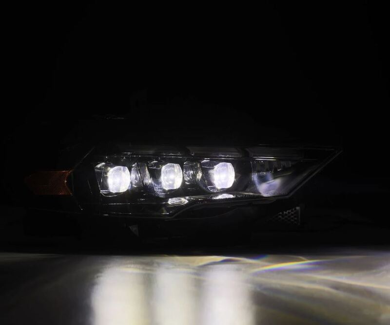 AlphaRex NOVA-Series Projector Headlights for 2018–2020 Ford Mustang, Alpha-Black, Part Number ARX880263