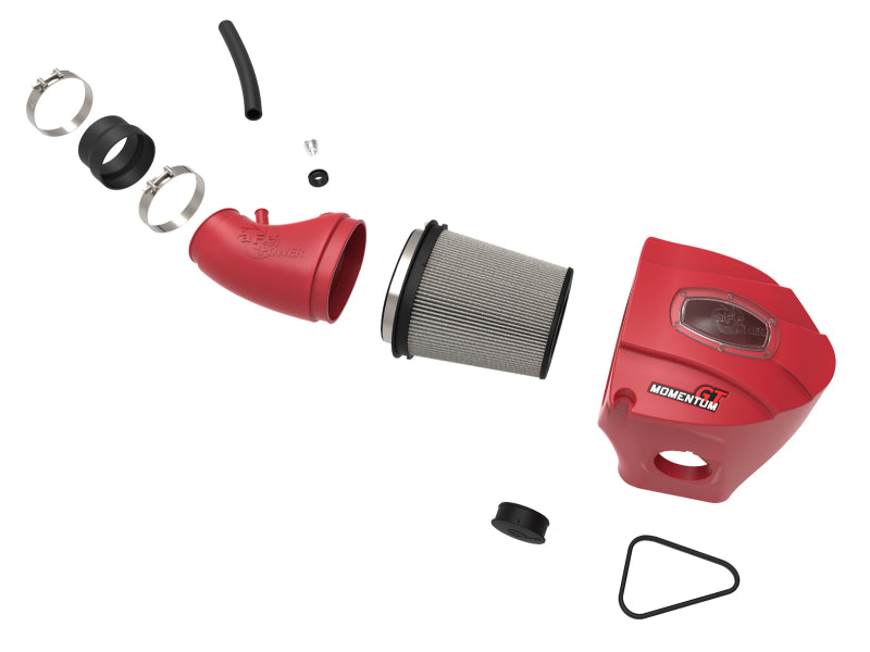 aFe POWER Momentum GT Cold Air Intake System AFE51-72203-R with Pro DRY S Filter for Dodge Challenger, Charger and Chrysler 300 6.4L HEMI