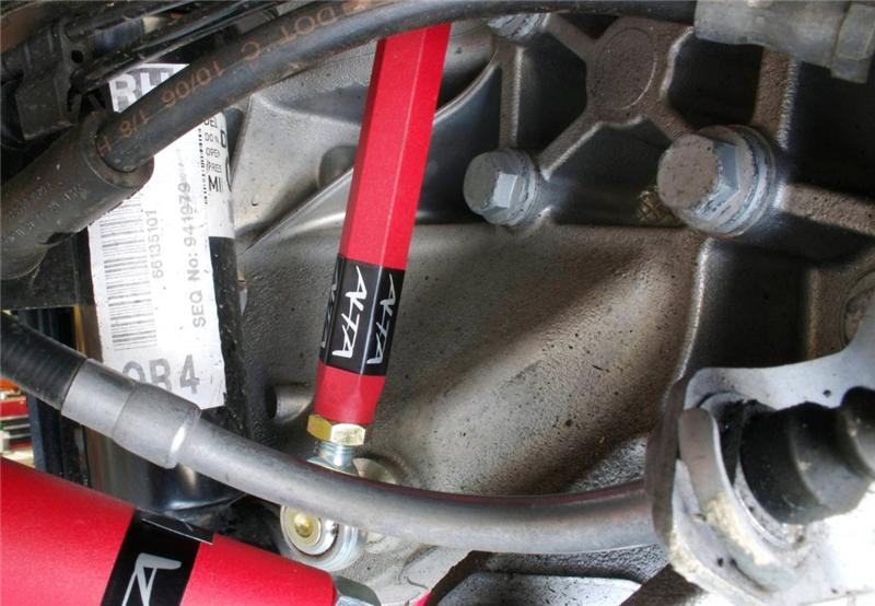 Alta Adjustable Rear Endlinks Pair for 2002-2012 Mini Cooper, Cooper S, JCW and Clubman - Red (AMP-SUS-415)