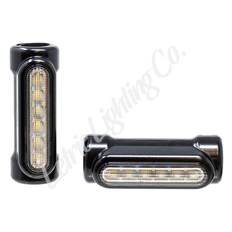 Letric Lighting Engine Guard Lights, Black and White, Part Number letLLC-EGL-B