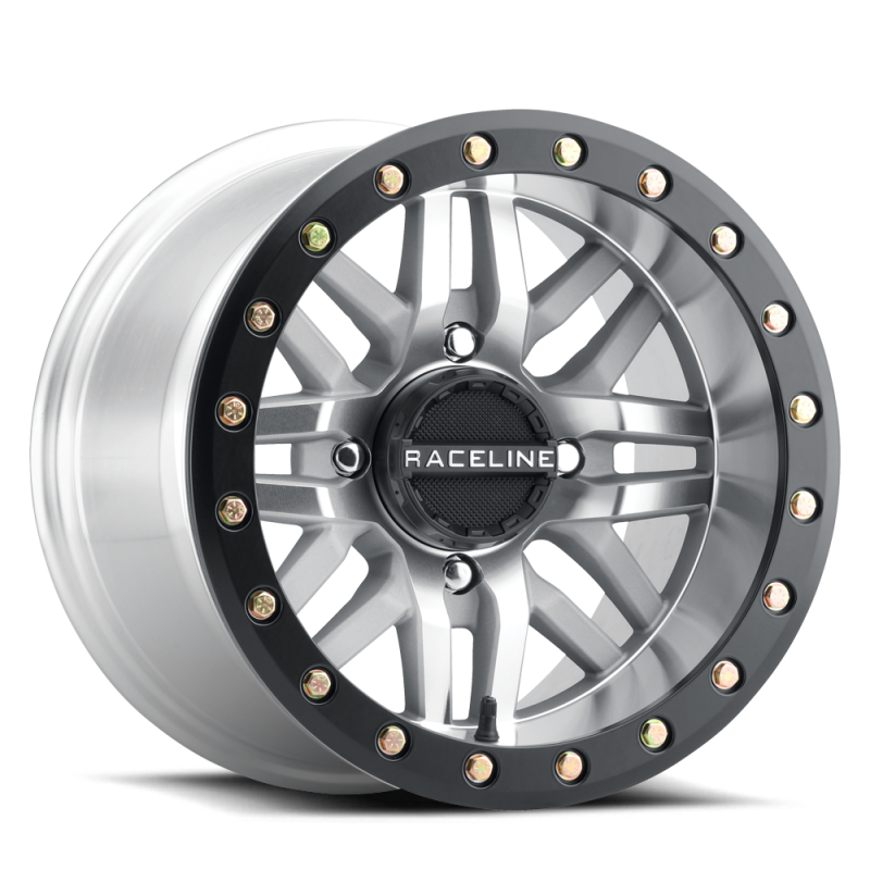 Raceline A91 Ryno A91MA 14x7 Cast Beadlock Wheel, 4x156 Bolt Pattern, +10mm Offset