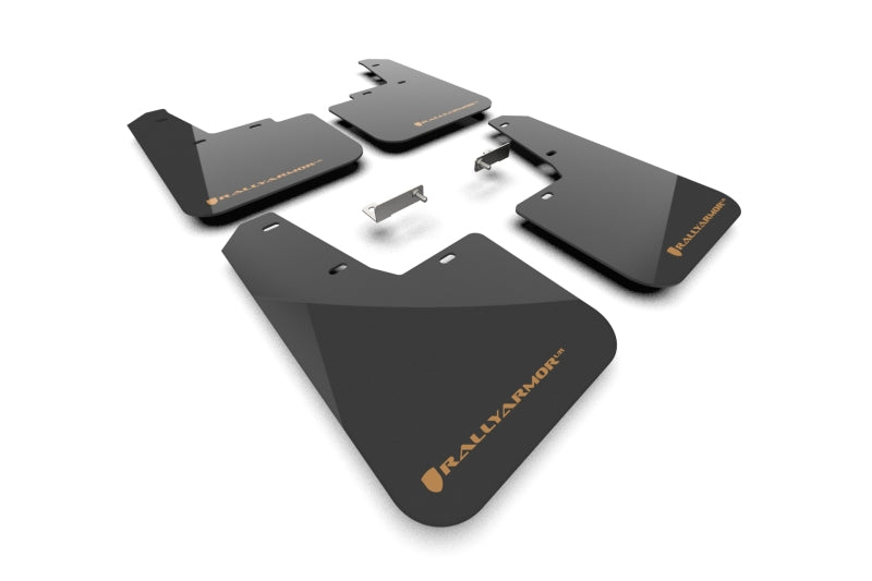 Rally Armor MF136-UR-BLK-WOR Black UR Mud Flaps with Orange Logo for 2026 Subaru Outback