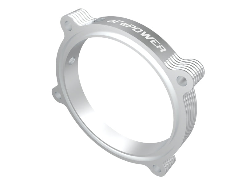 aFe Silver Bullet Throttle Body Spacer Kit, Part Number 46-32011, for 2021-2024 Ram 1500 TRX 6.2L V8