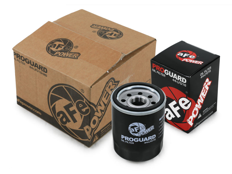 aFe Pro GUARD D2 Oil Filter 99-14 Nissan Trucks / 01-15 Honda Cars, Part Number afe44-LF016-MB, 4-Pack