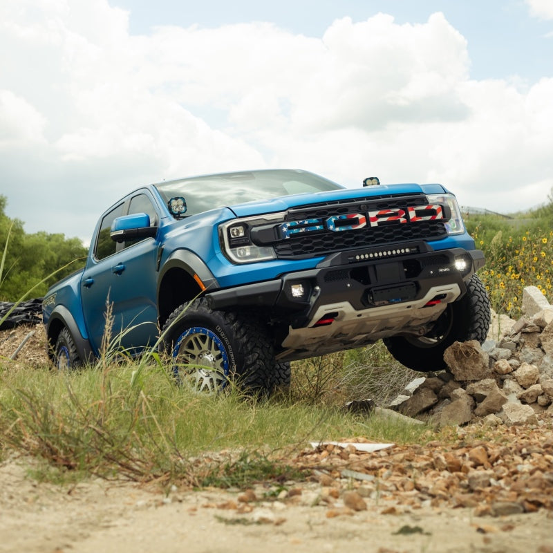 Rival 4x4 RLL2D.1813.1.US Ford Ranger Raptor Front Aluminum Bumper with Winch Mount and Recovery Points