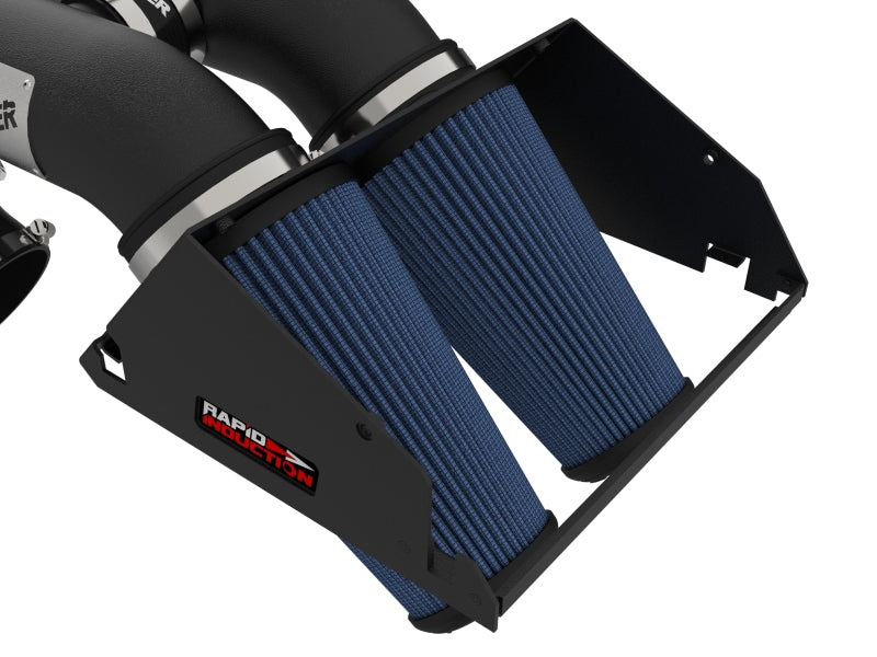 aFe Rapid Induction Pro 5R Cold Air Intake System for 2021-2022 Ford F-150 Raptor 3.5L V6 Twin-Turbo, Part Number 52-10015R