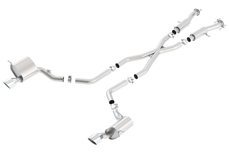 Borla 140633 ATAK Cat-Back Exhaust System for 2015-2021 Jeep Grand Cherokee SRT 6.4L V8