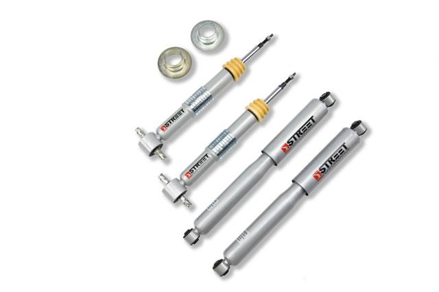 Belltech Street Performance Lowering Shock Set for 2007-2008 Chevrolet Silverado and GMC Sierra 1500, Part Number BEL9504