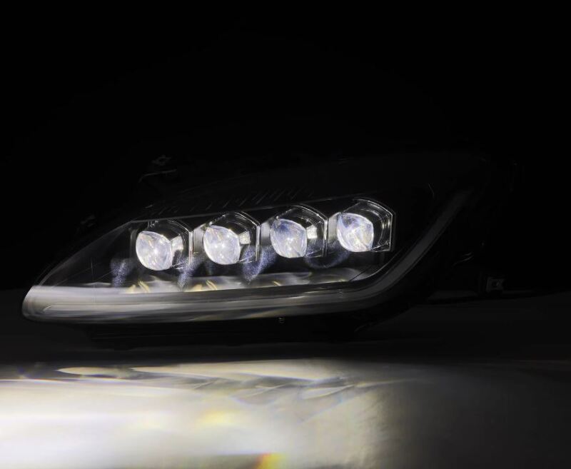 AlphaRex NOVA-Series Projector LED Headlights for 2000-2009 Honda S2000 - Black, ARX880273