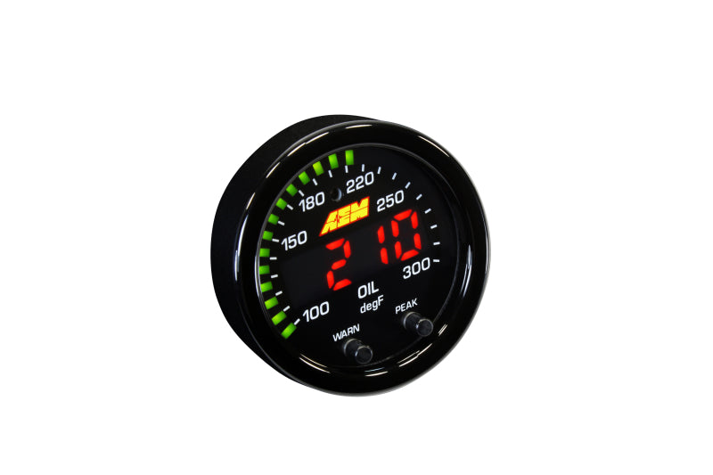 AEM X-Series Temperature 100-300F Gauge Kit