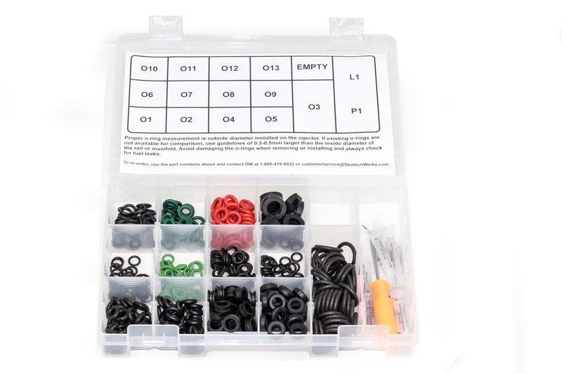 DeatschWerks DWK2-203 Master Shop Fuel Injector O-Ring Replacement Kit, 500 Pieces
