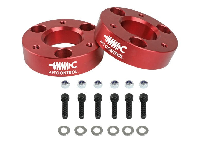 aFe CONTROL 2.0-Inch Front Leveling Kit, Red, for 2006-2026 Ram 1500 4WD