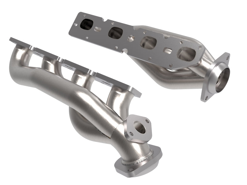 aFe Power Twisted Steel 304 Stainless Steel Shorty Header for 2019-2021 Ram 2500/3500 6.4L V8 - 48-32029