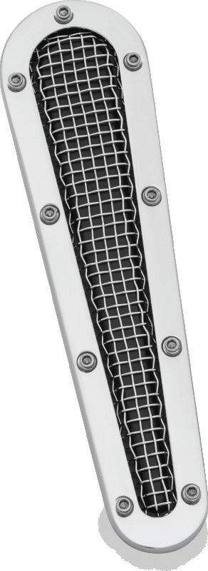 Kuryakyn Mesh Dash Insert Chrome for Harley-Davidson Street Glide, Part Number 6505