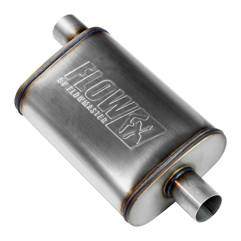 Flowmaster FlowFX Muffler 2.25 Inch Inlet/Outlet - Moderate Sound Tone - Stainless Steel