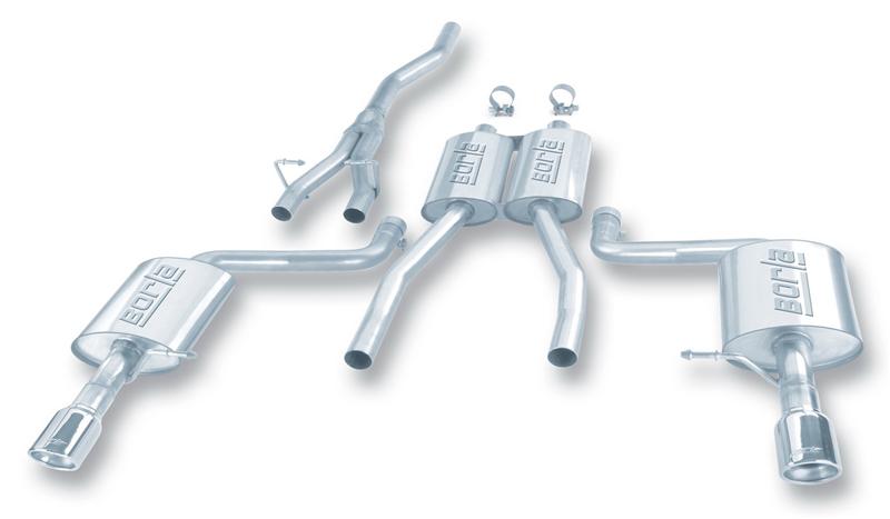 Borla 140100 S-Type Cat-Back Exhaust System for 2002-2008 Audi A4 Quattro