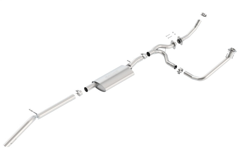 Borla 140634 High-Clearance Climber Cat-Back Exhaust System for 2012-2018 Jeep Wrangler JKU 3.6L V6