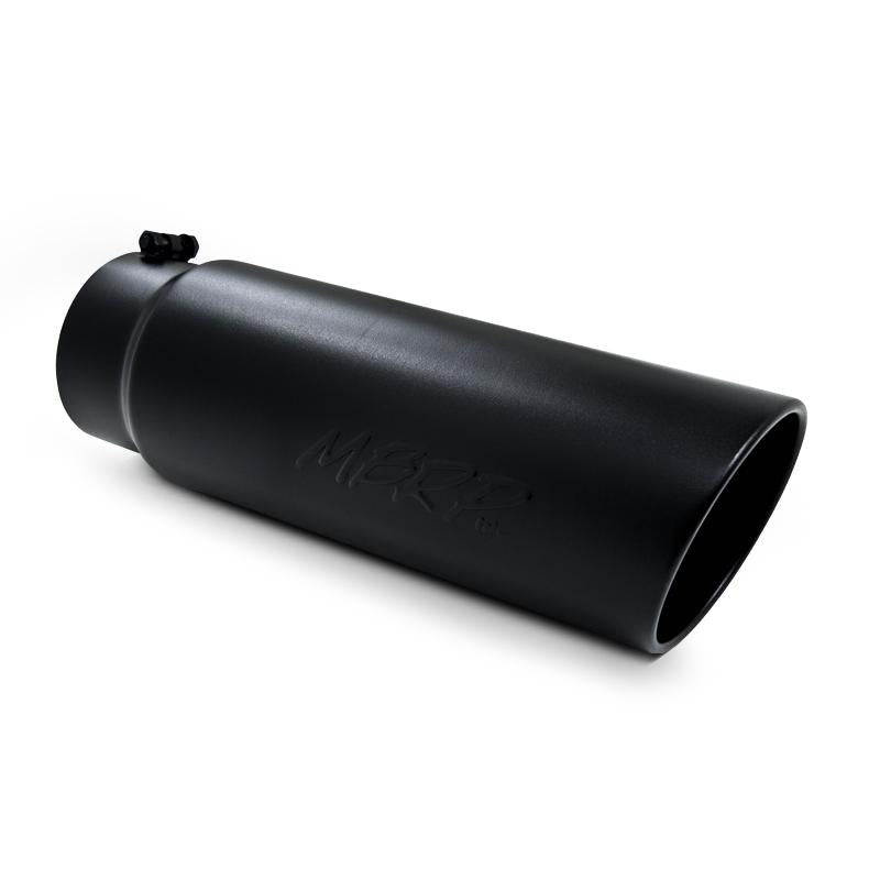 MBRP T5125BLK Armor BLK Universal Exhaust Tip, 5-Inch Inlet, 6-Inch Outlet