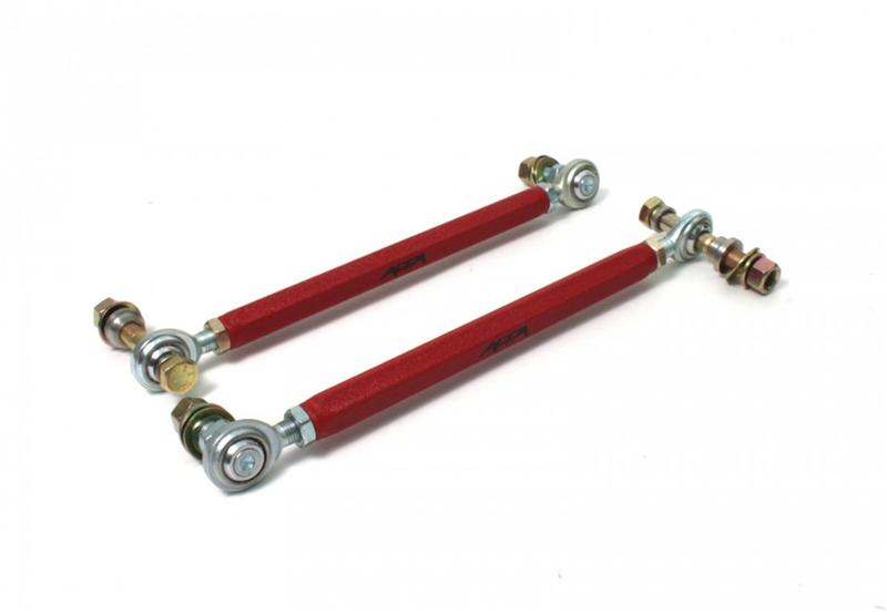 Alta Adjustable Rear Endlinks Pair for 2002-2012 Mini Cooper, Cooper S, JCW and Clubman - Red (AMP-SUS-415)