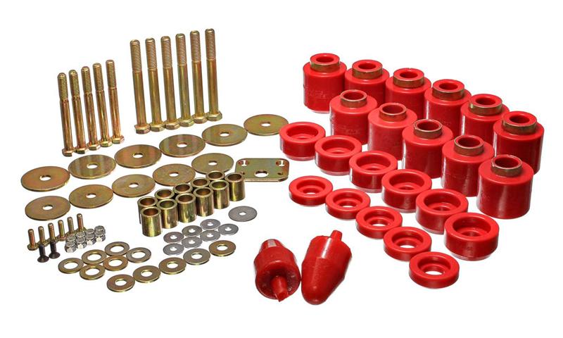 Energy Suspension eng2.4108R 1-Inch Body Lift Kit - Red