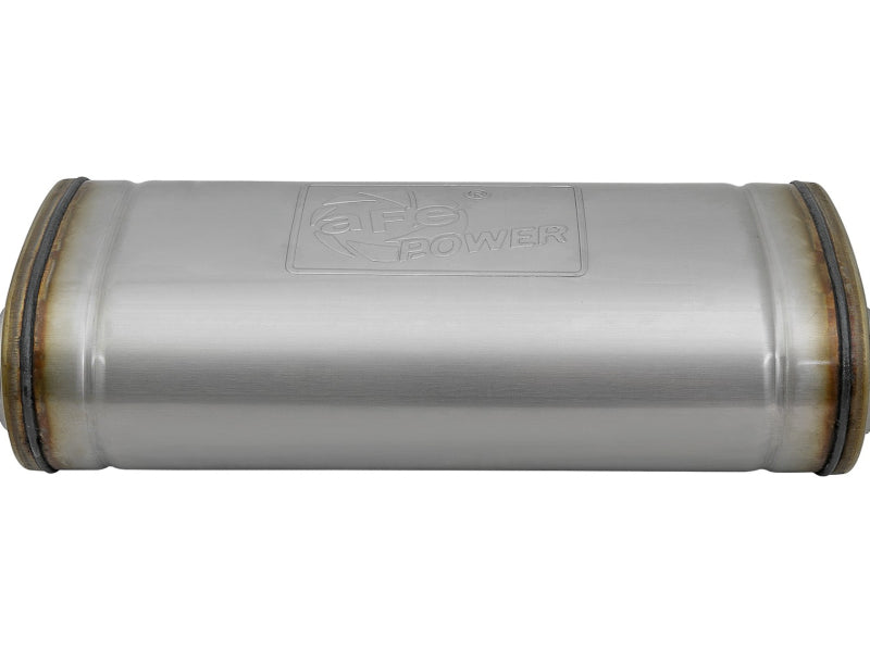 aFe Rebel Series Axle-Back Exhaust System, 2.5-Inch 409 Stainless Steel, Polished Tips, Jeep Wrangler JK 2007-2018, Part 49-48086-P