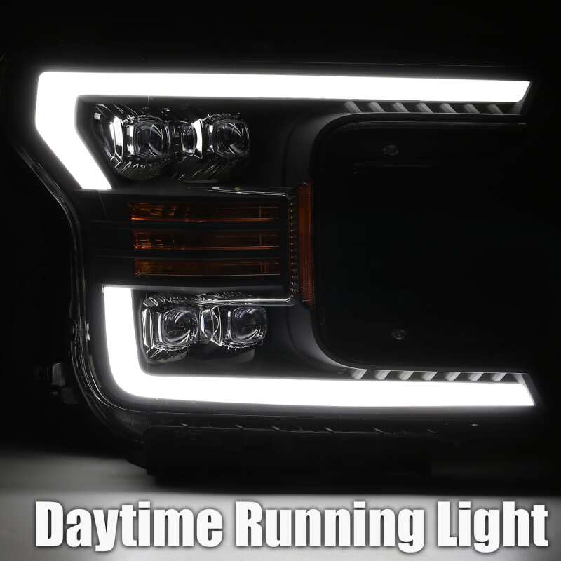 AlphaRex ARX880181 NOVA LED Projector Headlights for 2018–2019 Ford F-150, Plank Style Chrome