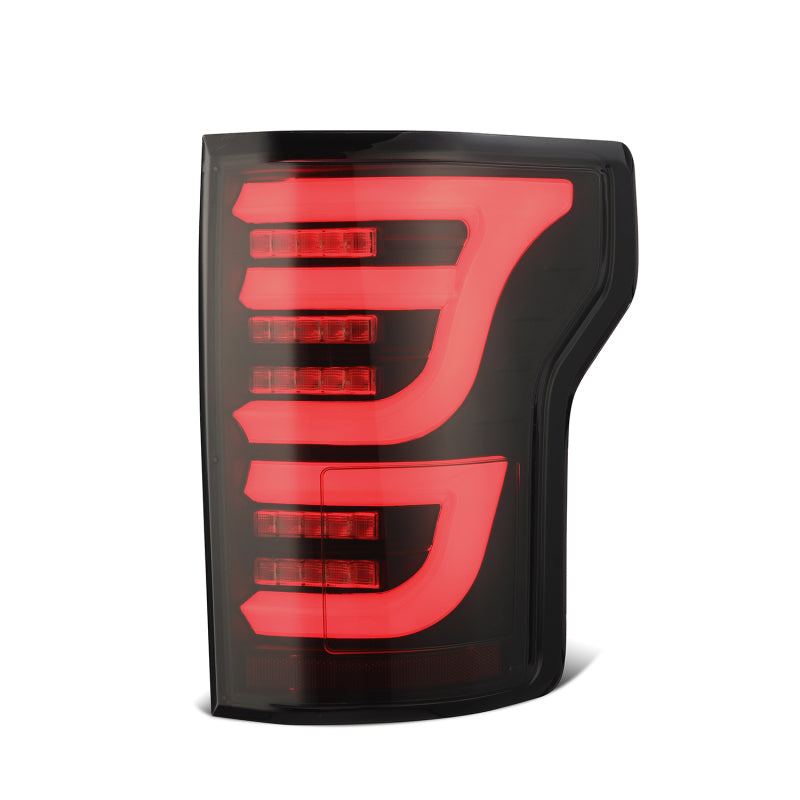 AlphaRex Luxx-Series LED Tail Lights for 2015-2020 Ford F-150, Alpha-Black - ARX652040