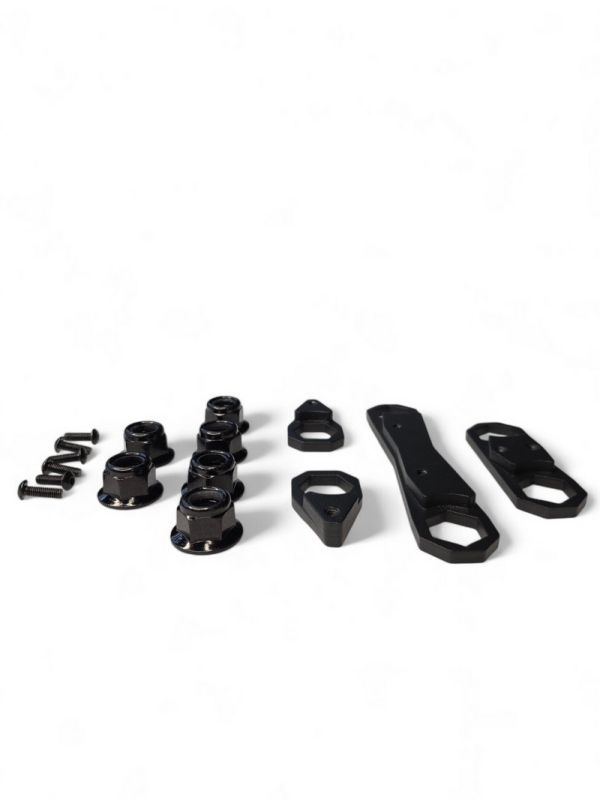 Elektric Offroad 2024+ Can-Am Maverick R Rear Link Nut Plate Kit – Secure Mounting Solution for Radius Rod Nuts