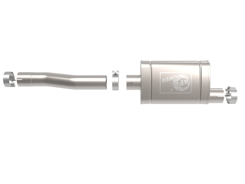 aFe Apollo GT Series 409 Stainless Steel Muffler Upgrade Pipe afe49C44137 for 2020-2022 GM Silverado and Sierra 1500 6.2L V8