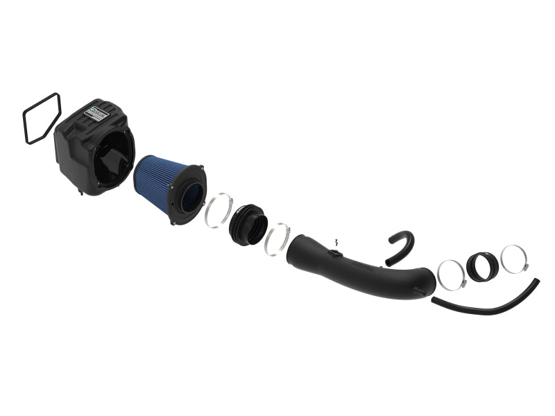 aFe Quantum Cold Air Intake System with Pro 5R Filter for 2014-2019 GM Silverado and Sierra 1500 5.3L/6.2L V8, Part Number 53-10030R