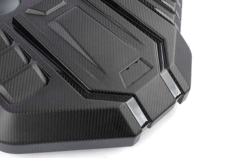Dinan Matte Carbon Fiber Engine Cover with Gloss Accents for BMW M2 M3 M4 (G80/G82/G87) – Part DNN D590-0005-B