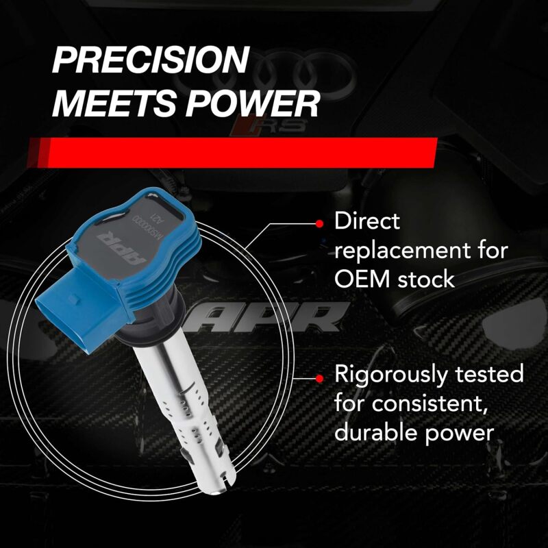 APR EA888.1/EA888.2/EA113/EA837 (PQ35/PQ45) 2.0T/3.0T Ignition Coil - Blue by APR