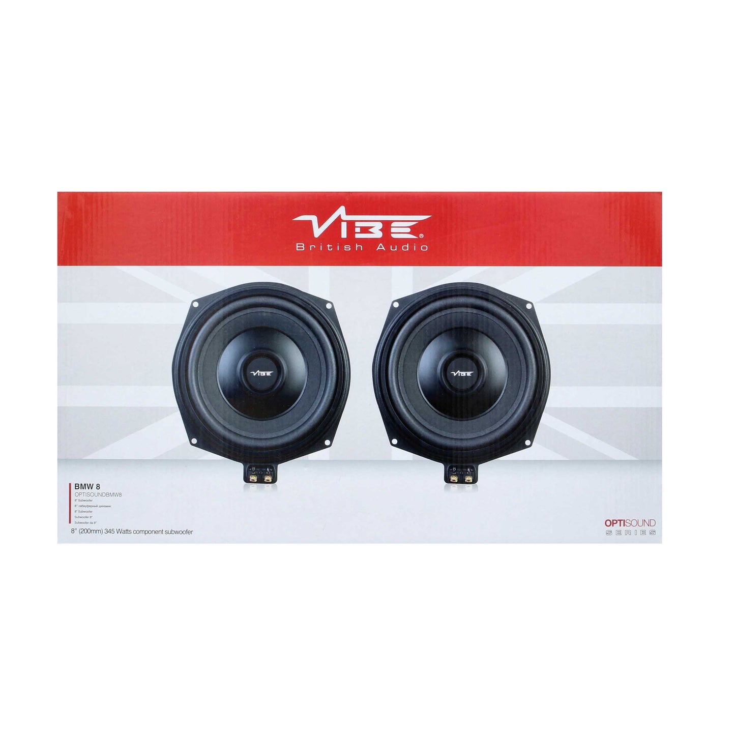 Vibe by Metra Electronics 8" under-seat Replacement 4 Ohm Subwoofer Fits Select - View 6