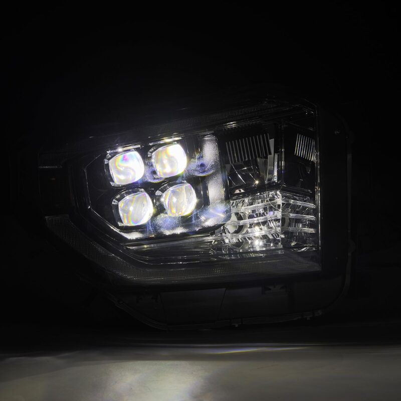 AlphaRex Nova-Series LED Projector Headlights for 2014–2021 Toyota Tundra, Alpha-Black, Part ARX880832