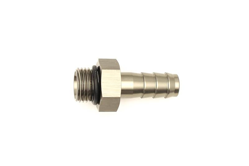 DeatschWerks 6AN ORB Male to 3/8-Inch Male Triple Barb Fitting with O-Ring, DWK6-02-0501