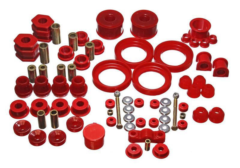 Energy Suspension eng3.18108G - 1981-1987 Chevy/GMC 2WD 1/2-Ton Pickup Black Hyper-Flex Master Bushing Set