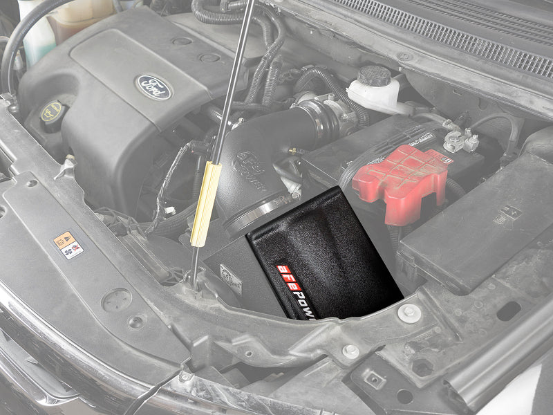 aFe Power MagnumFORCE Intake Cover, Black, Part Number 54-12848-B, Fits 2009-2014 Ford Edge 3.5L V6
