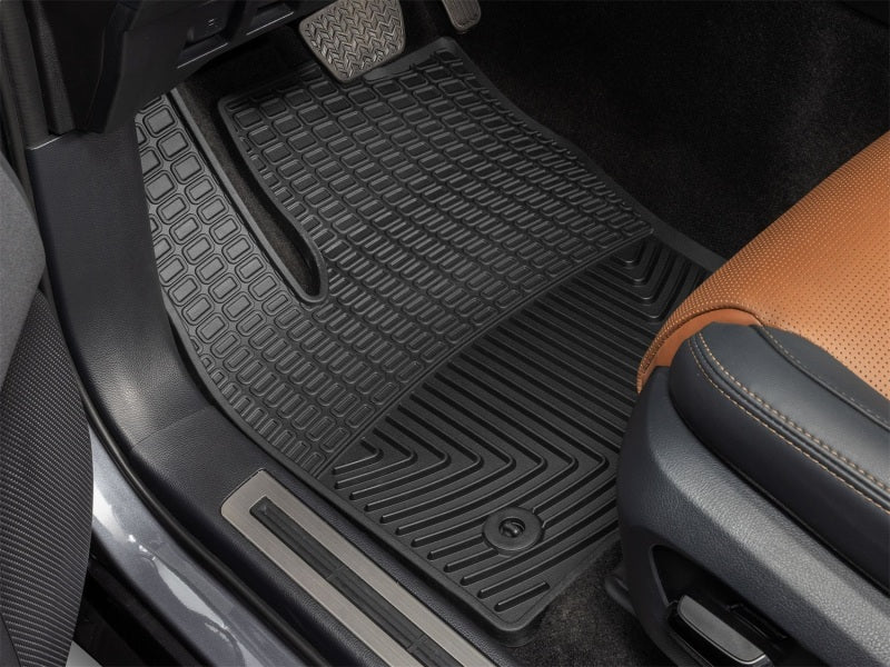 WeatherTech All-Weather Front Floor Mats, Black, Part W758