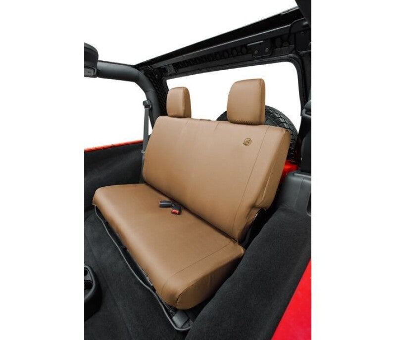 Bestop 07-18 Jeep Wrangler JK Rear Seat Cover – Tan, OEM Fit & Durable Protection