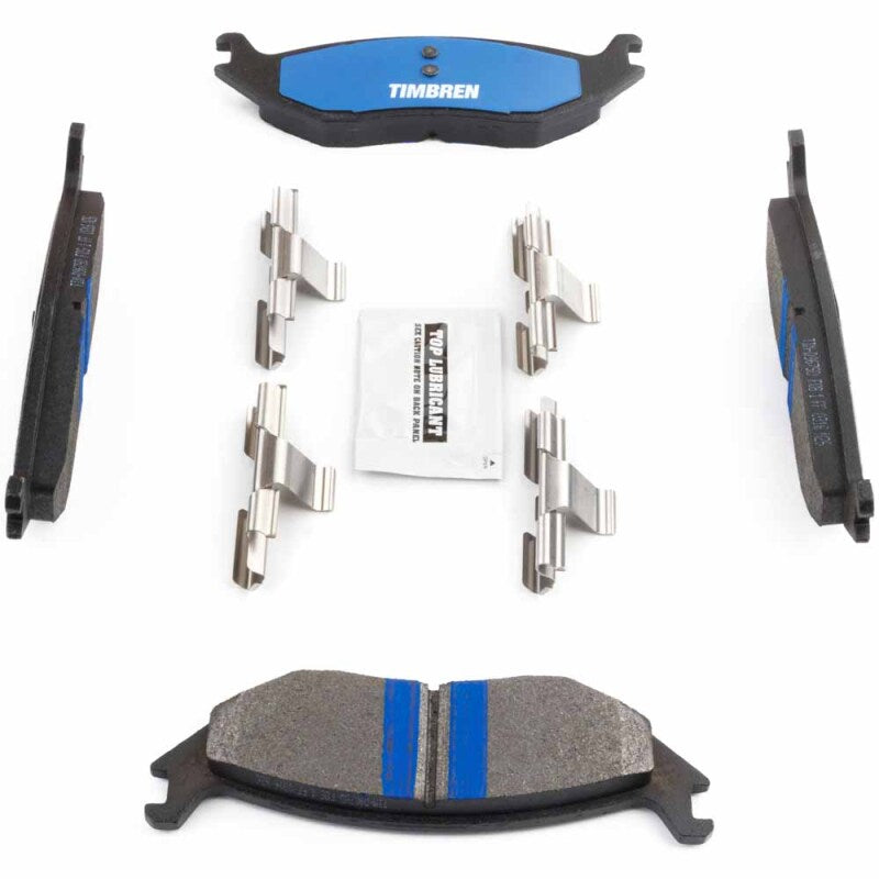 Timbren BES 03-18 Ram 1500 / 19-24 Ram 1500 Classic Rear Severe Duty Semi-Metallic Brake Pads - Part Number timTIM-D967SD