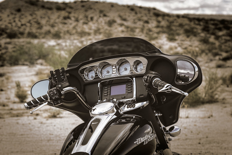 Kuryakyn Switch Panel Accent Chrome for 2014-Up Harley-Davidson Touring Models - Part 7283