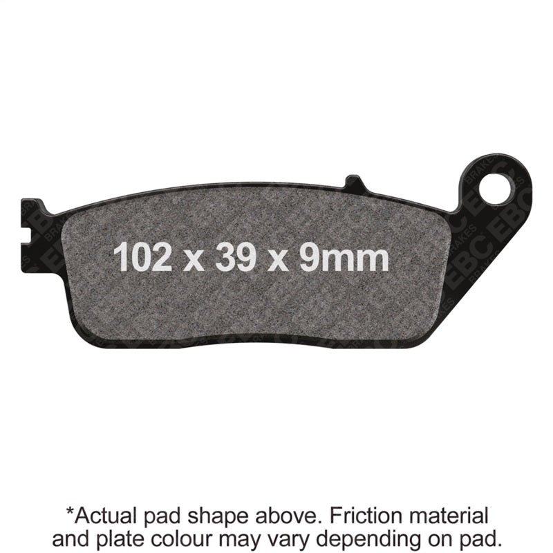 EBC Powersports FA226HH Double-H Sintered Front Brake Pads for Honda CBR250R, CBR300R and CB300F