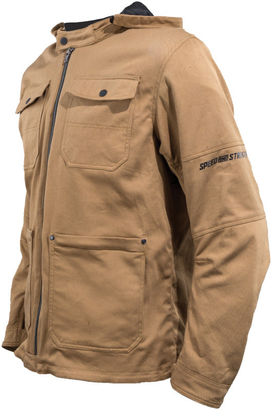 Speed and Strength Dogs Of War 2.0 Textile Jacket Sand - Large