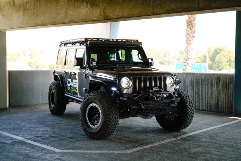 DV8 Offroad LBJL-10 50-Inch LED Light Bar Mount for 2018-2025 Jeep Wrangler JL JLU and Gladiator JT