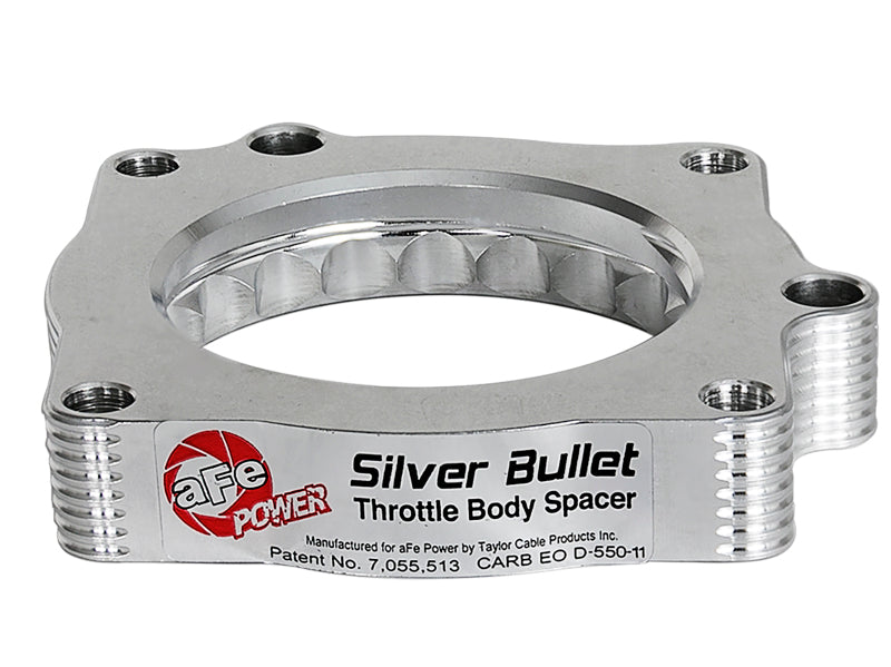aFe Silver Bullet Throttle Body Spacer Kit, Part Number 46-32007, for Dodge HEMI V8